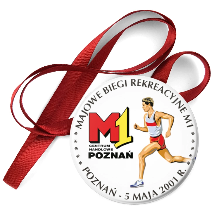przypinka medal Majowe Biegi Rekreacyjne M1 2001