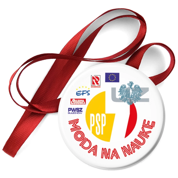 przypinka medal Moda na naukę - PSP nr 7 w Świebodzinie