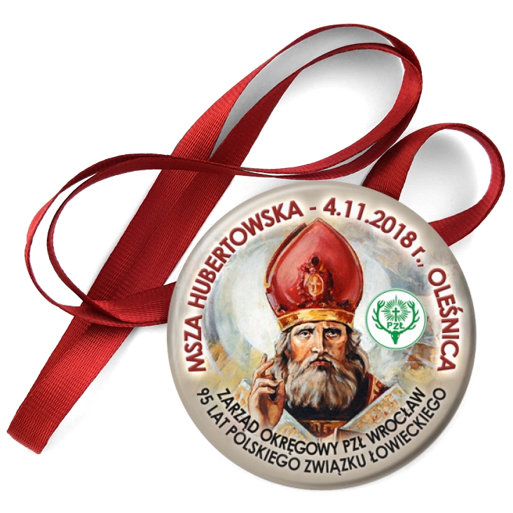 przypinka medal Msza Hubertowska