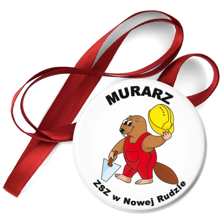 przypinka medal Murarz