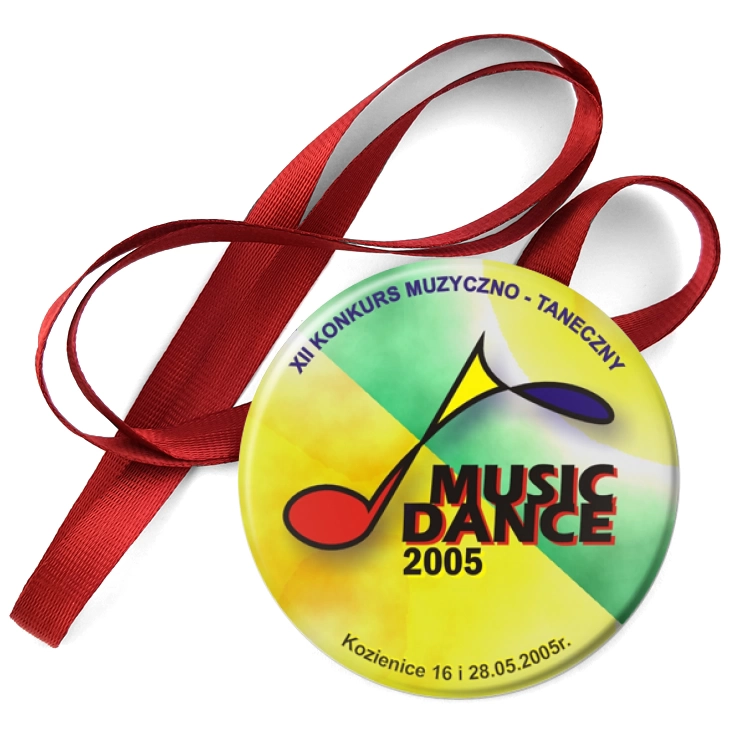 przypinka medal Music Dance