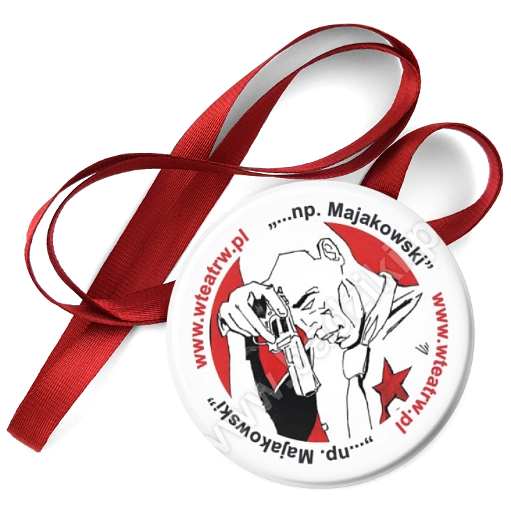 przypinka medal np. Majakowski