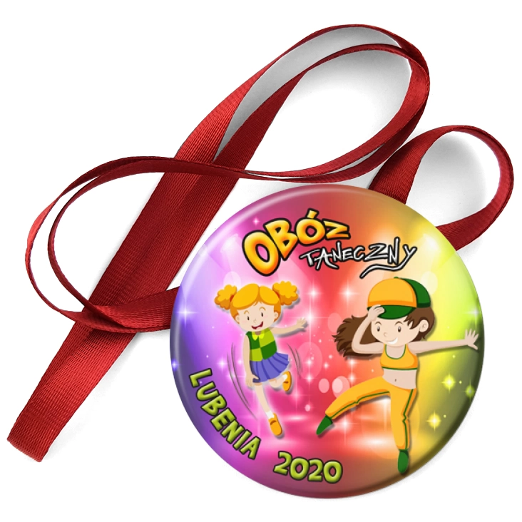 przypinka medal Obóz taneczny Lubienia