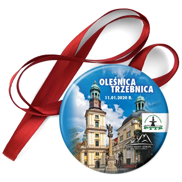 przypinka medal Oleśnica Trzebnica