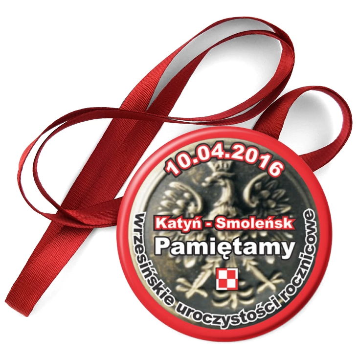 przypinka medal Pamiętamy