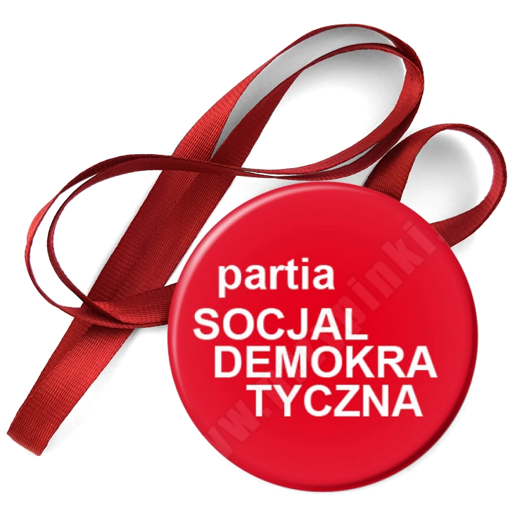 przypinka medal Partia socjaldemokratyczna