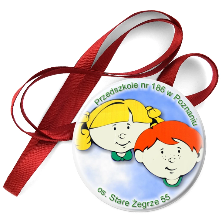przypinka medal Przedszkole nr 186 w Poznaniu
