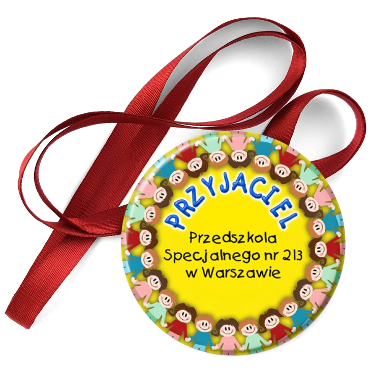 przypinka medal Przedszkole nr 213 w Warszawie