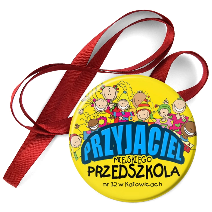 przypinka medal Przyjaciel przedszkola