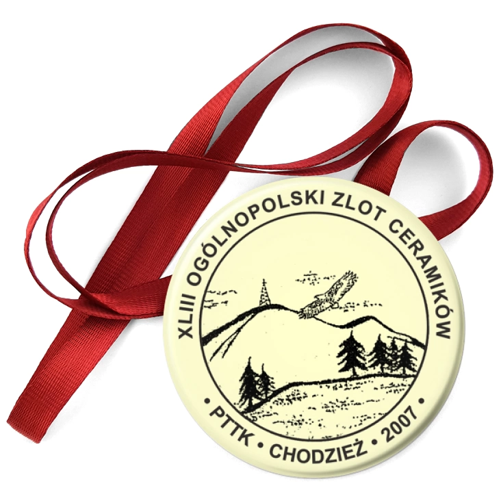 przypinka medal PTTK Chodzież - Ogólnopolski Zlot Ceramików