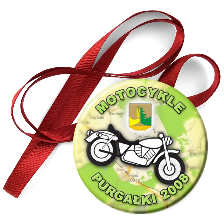 przypinka medal Purgałki 2008