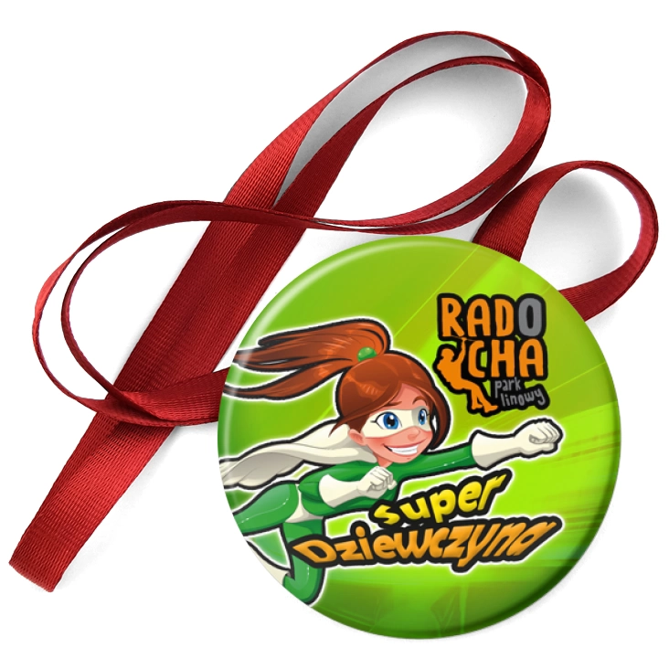 przypinka medal Radocha - Super Dziewczyna