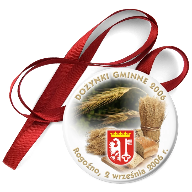 przypinka medal Rogoźno - Dożynki Gminne 2006