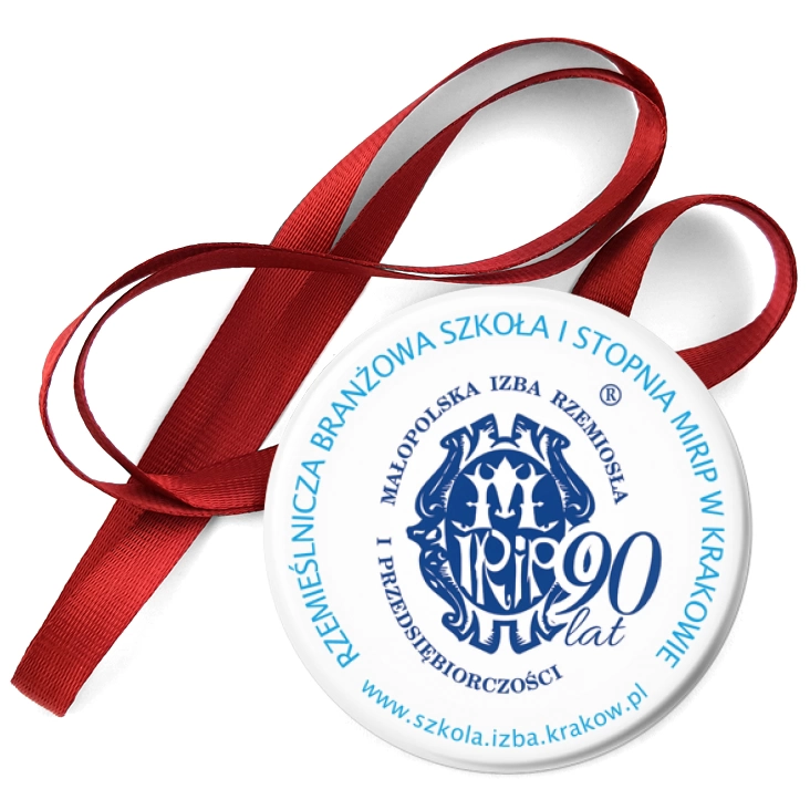 przypinka medal Rzemieślnicza Szkoła w Krakowie