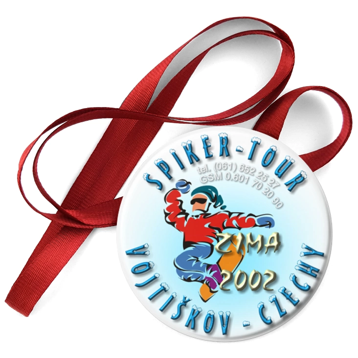 przypinka medal Spiker-Tour Czechy
