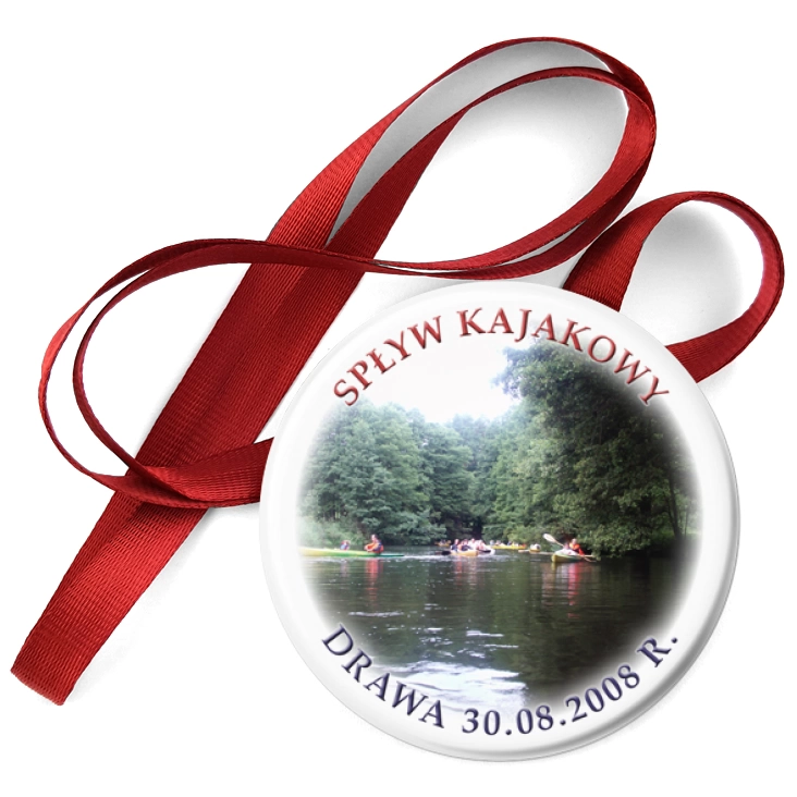 przypinka medal Spływ Kajakowy Drawa