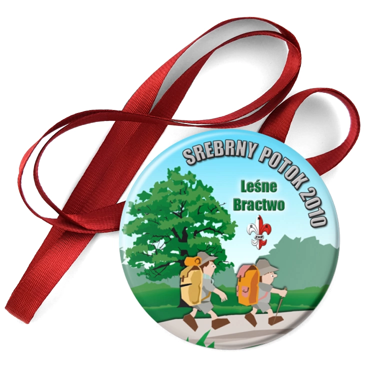 przypinka medal Srebrny Potok 2010