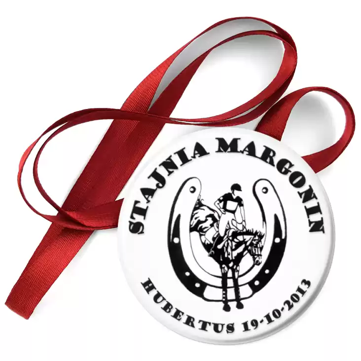 przypinka medal Stajnia Margonin - Hubertus 2013
