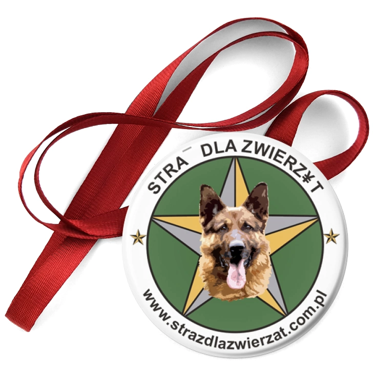 przypinka medal Straż dla zwierząt