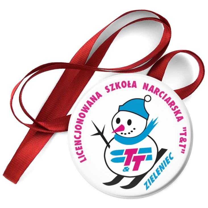 przypinka medal Szkoła Narciarska T&T Zieleniec