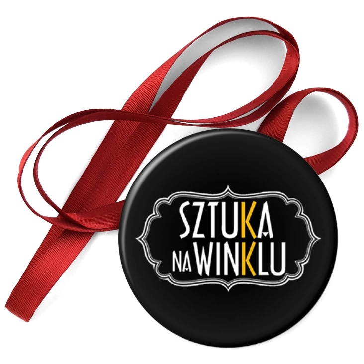 przypinka medal Sztuka na winklu