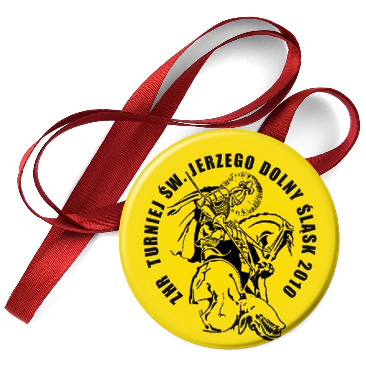 przypinka medal Turniej św. Jerzego Dolny Śląsk 2010