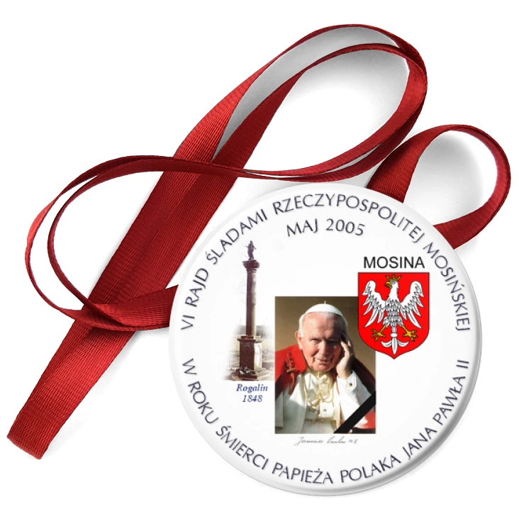 przypinka medal VI Śladami Historii Rzeczypospolitej Mosińskiej