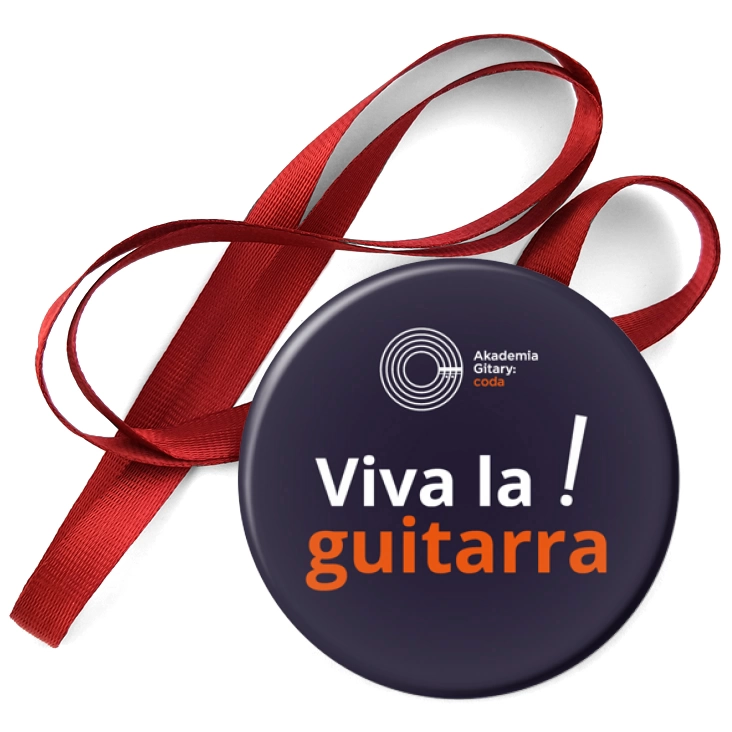 przypinka medal Viva la guitarra