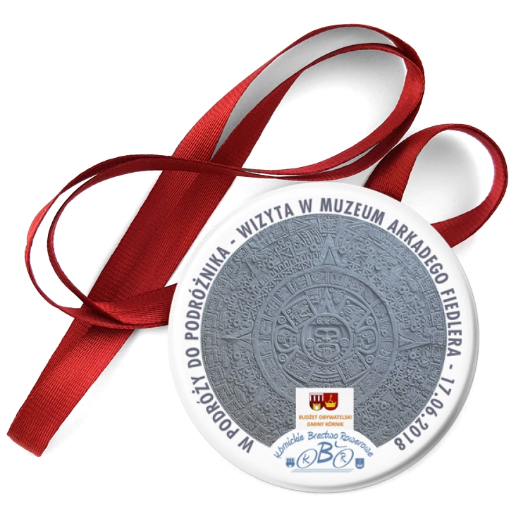 przypinka medal W podróży do podróżnika