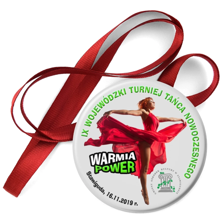 przypinka medal Warmia Power 2019