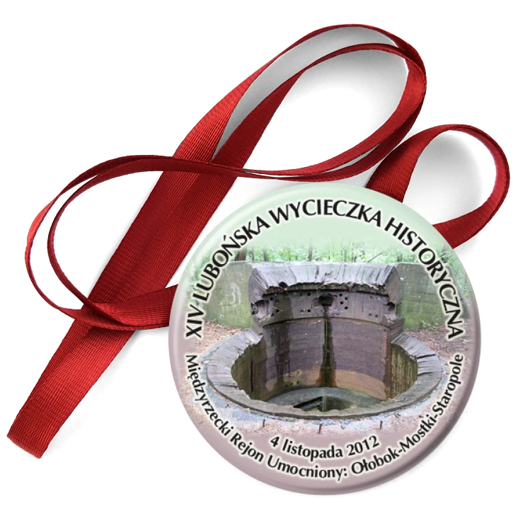 przypinka medal XIV Lubońska Wycieczka Historyczna