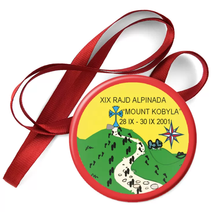przypinka medal XIX Rajd Alpinada Mount Kobyla