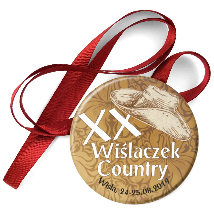 przypinka medal XX Wiślaczek Country