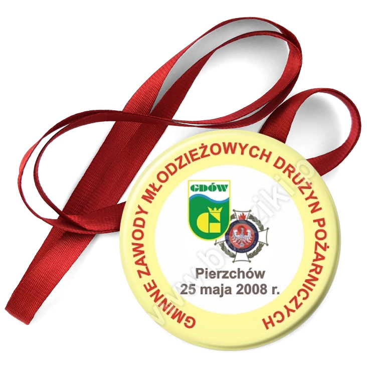 przypinka medal Zawody Młodzieżowych Drużyn Pożarniczych