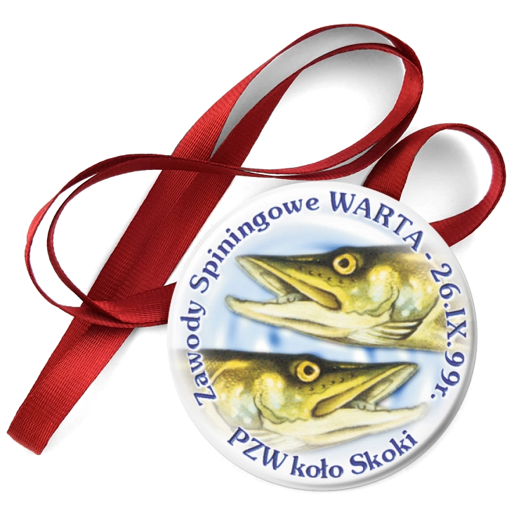 przypinka medal Zawody Spiningowe WARTA