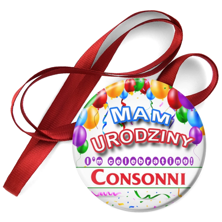 przypinka medal CONSONNI 