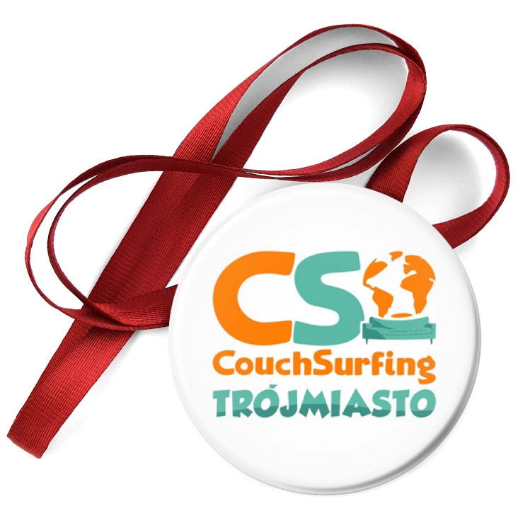 przypinka medal Couchsurfing Pomorskie
