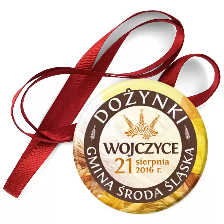 przypinka medal Dożynki - Środa Śląska