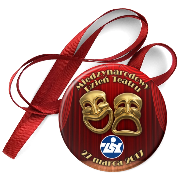 przypinka medal Dzień teatru ZSK