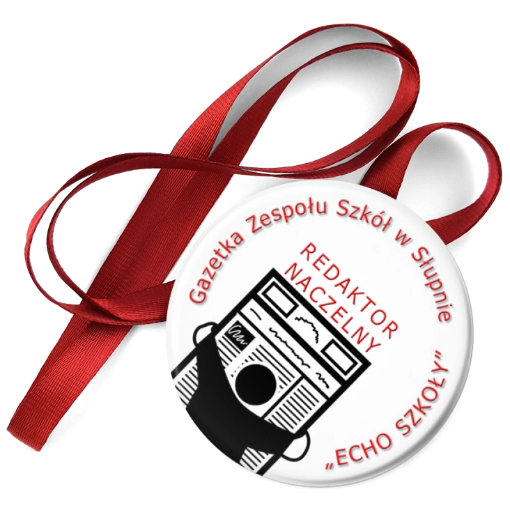 przypinka medal Echo Szkoły - ZS w Słupnie B