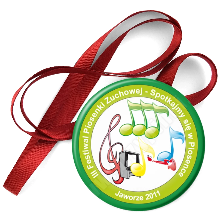 przypinka medal Festiwal Piosenki Zuchowej w Jaworze