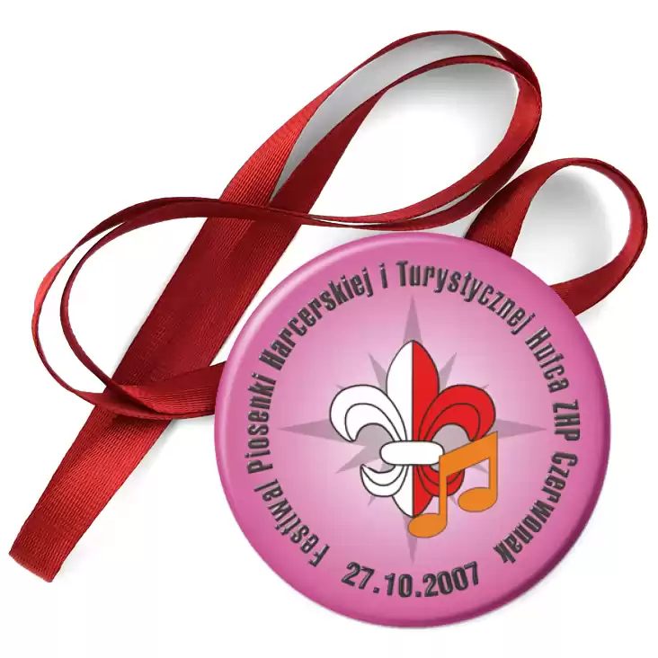 przypinka medal Festwial Piosenki Harcerskiej - Czerwonak 2007