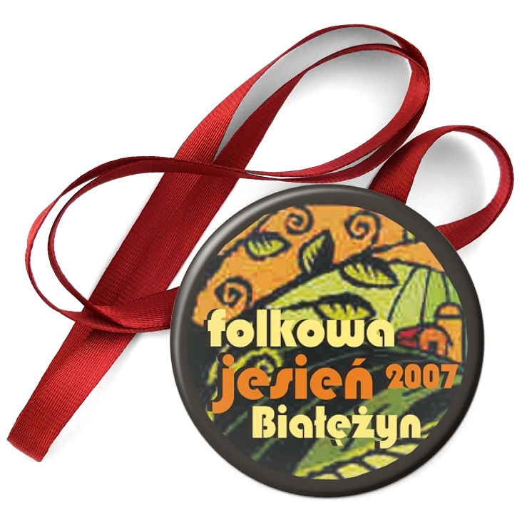 przypinka medal Folkowa Jesień Białężyn 2007