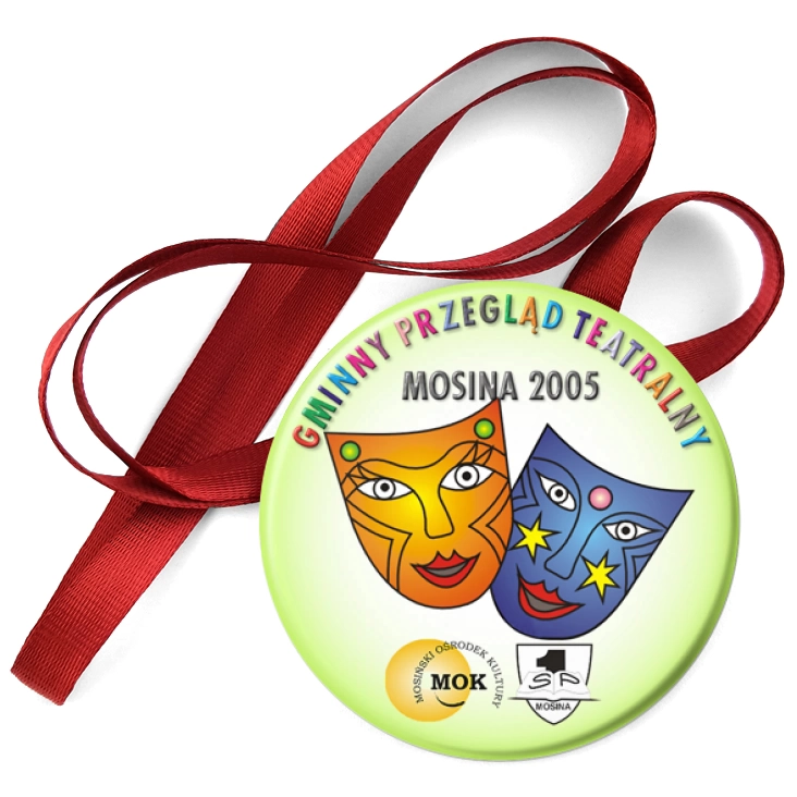 przypinka medal Gminny Przegląd Teatralny