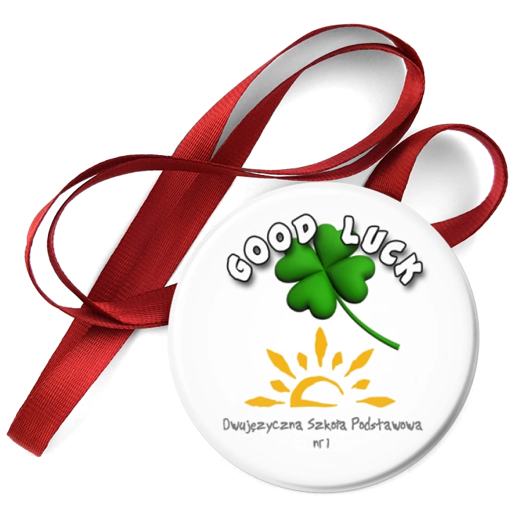 przypinka medal Good Luck