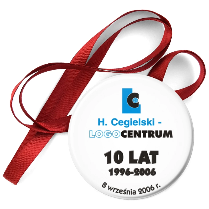 przypinka medal H. Cegielski - LOGO CENTRUM