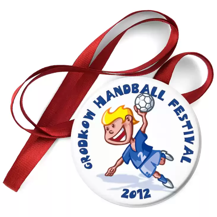 przypinka medal Handball Festiwal 2012