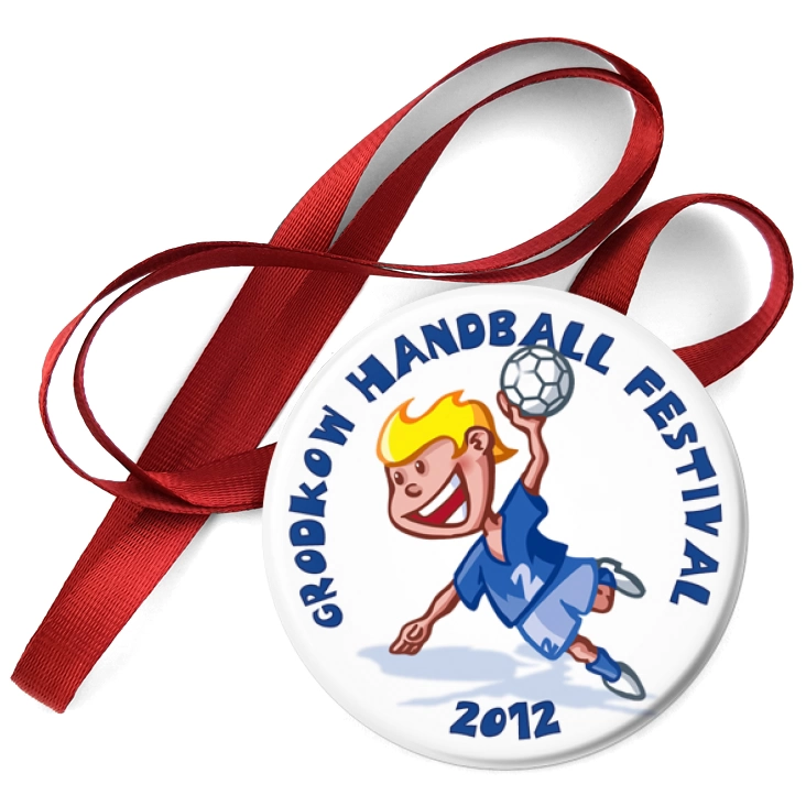 przypinka medal Handball Festiwal 2012