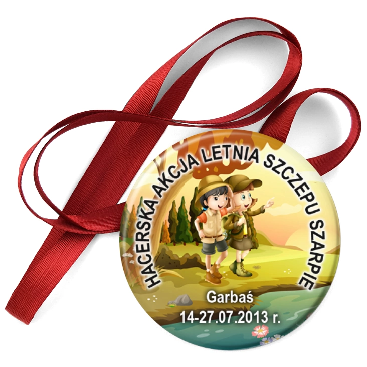 przypinka medal Harcerska Akcja Letnia Szczepu Szarpie