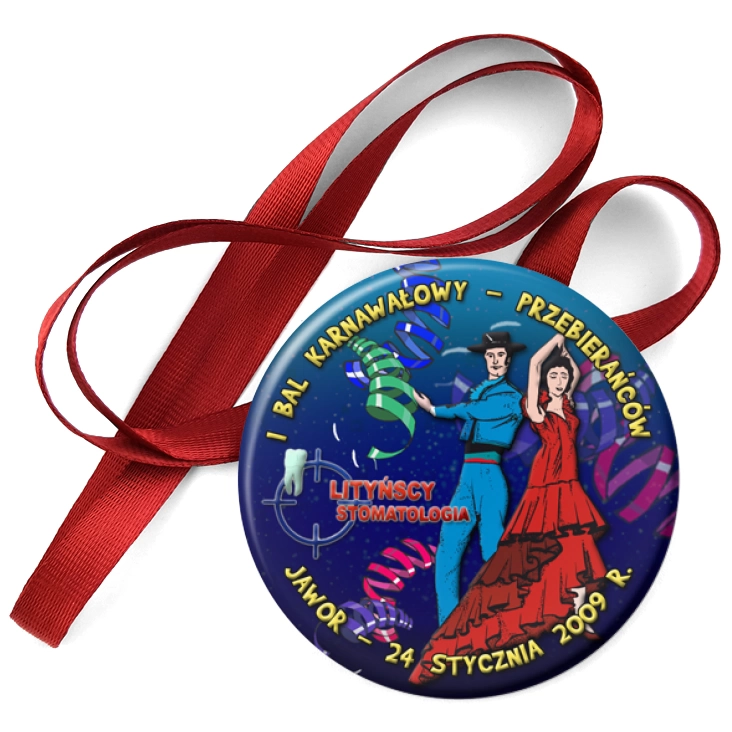 przypinka medal I Bal Karnawałowy - Przebierańców